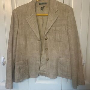 Ralph Lauren Tan Women’s Blazer size 12